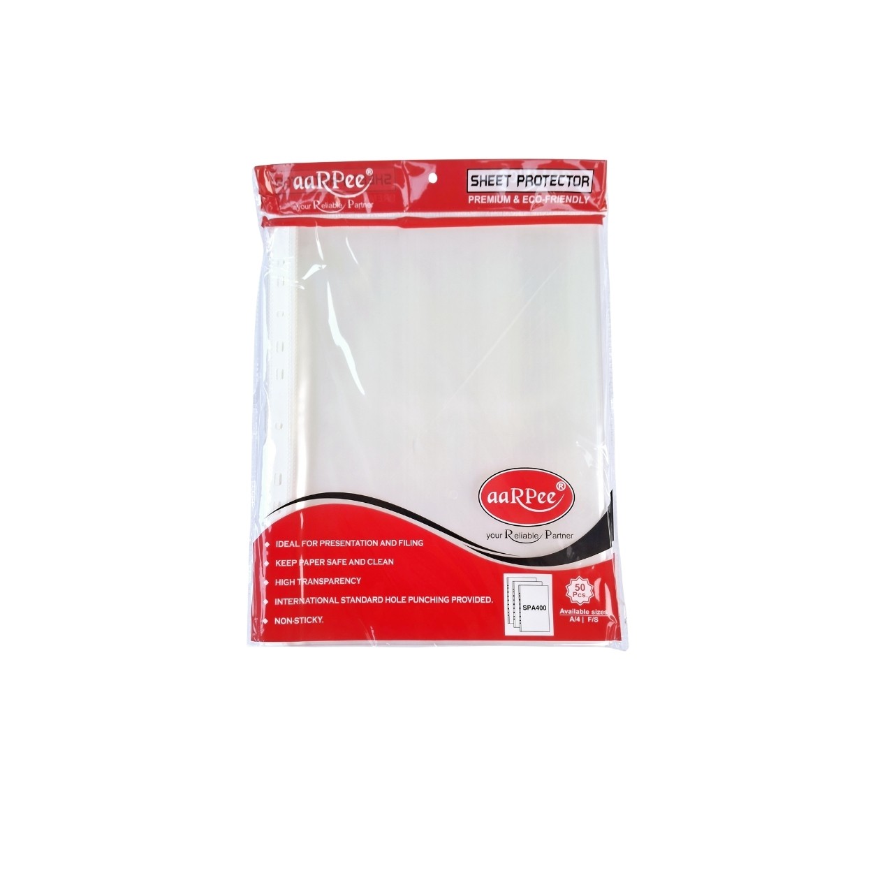 Sheet Protector | A4 size | 400 micron | Pack of 50 pcs